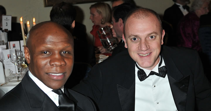 Mayfair Sporting Club - Michael Helliet with Chris Eubank