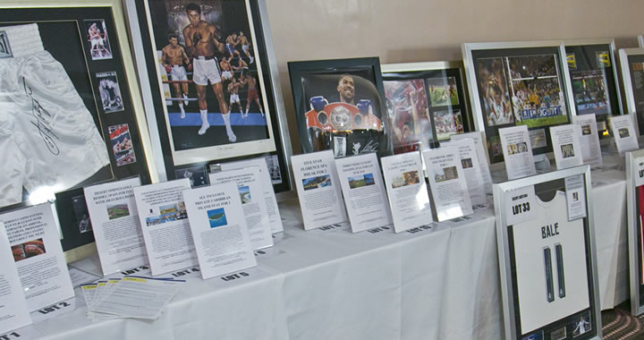 Raising Funds for Charity via a Silent Auction of Boxing & Sport Memorabilia