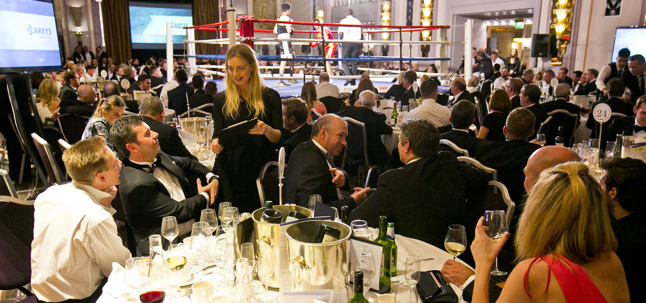Black Tie Boxing - great food, great entertainment